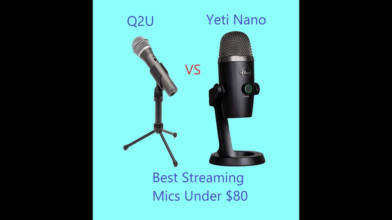 [PART 2] Samson Q2U vs Blue Yeti Nano BEST $80 MIC (2022) (DYNAMIC vs Condenser)