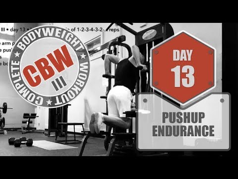 :: CBW III : DAY 13 : Complete Bodyweight Workout : Pushups Endurance :: camera iphone 8 plus apk