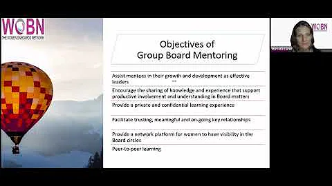 Group Board Mentoring Program Kick Off Session
