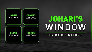JOHARI’S WINDOW – Increase Your Self-Awareness