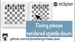 Java Chess 025: Fixing pieces rendered upside down