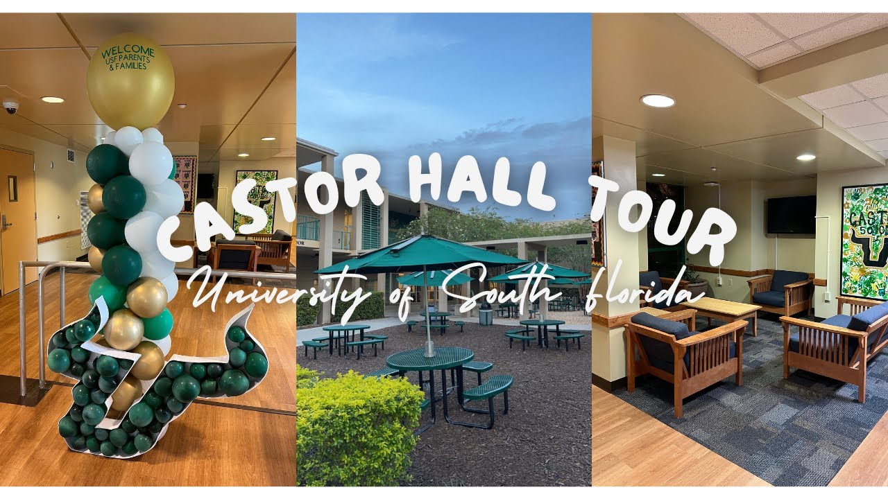 Castor Hall Tour Traditional Style Dorm University of South Florida