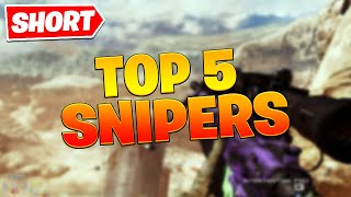 TOP 5 SNIPERS IN COD! | Call of Duty Shorts