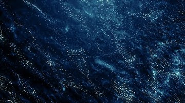 Shimmering Particles In Water Background Stock Motion Graphics