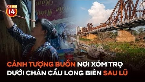 Cảnh tượng buồn nơi xóm trọ của dân lao động nghèo dưới chân cầu Long Biên sau những ngày mưa ngập
