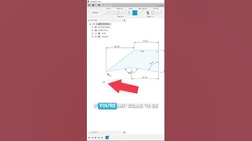 Tip for fully defining sketches in Fusion 360 #fusion360