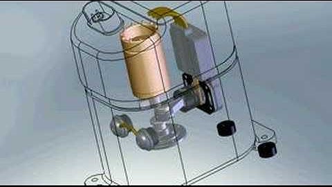 solidworks compressor engine