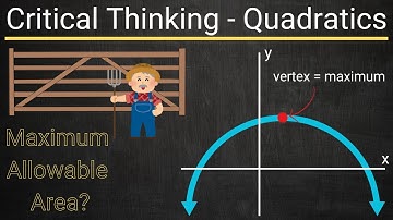 Maximum Area Of Fencing? Using Quadratics For Real Life Problems!