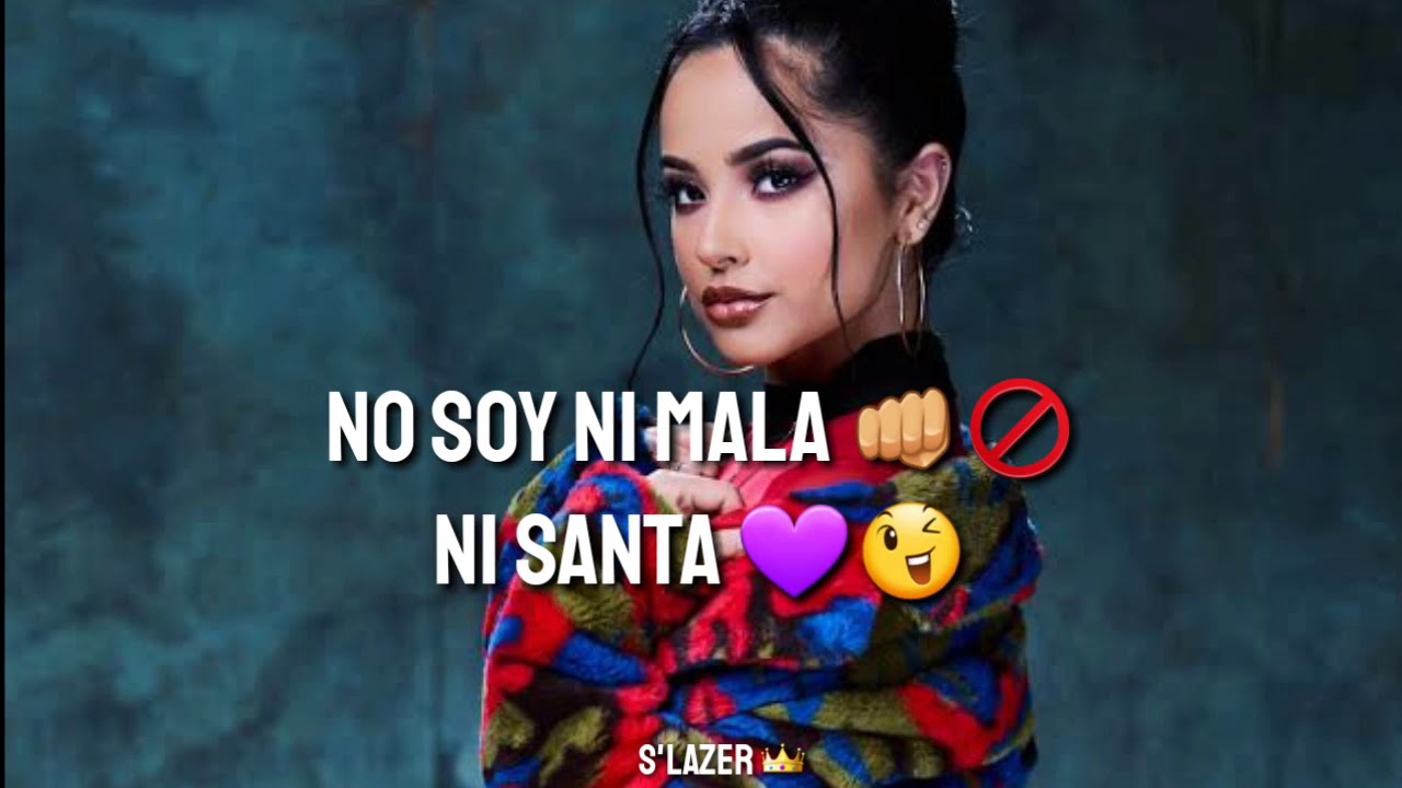 Becky G Mala Santa Estado Para Whatsapp Youtube Becky G Songs Cameron Boyce