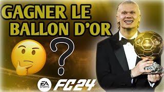 GAGNER LE BALLON D'OR SUR EA FC 24 (Carrière joueurs/managers)