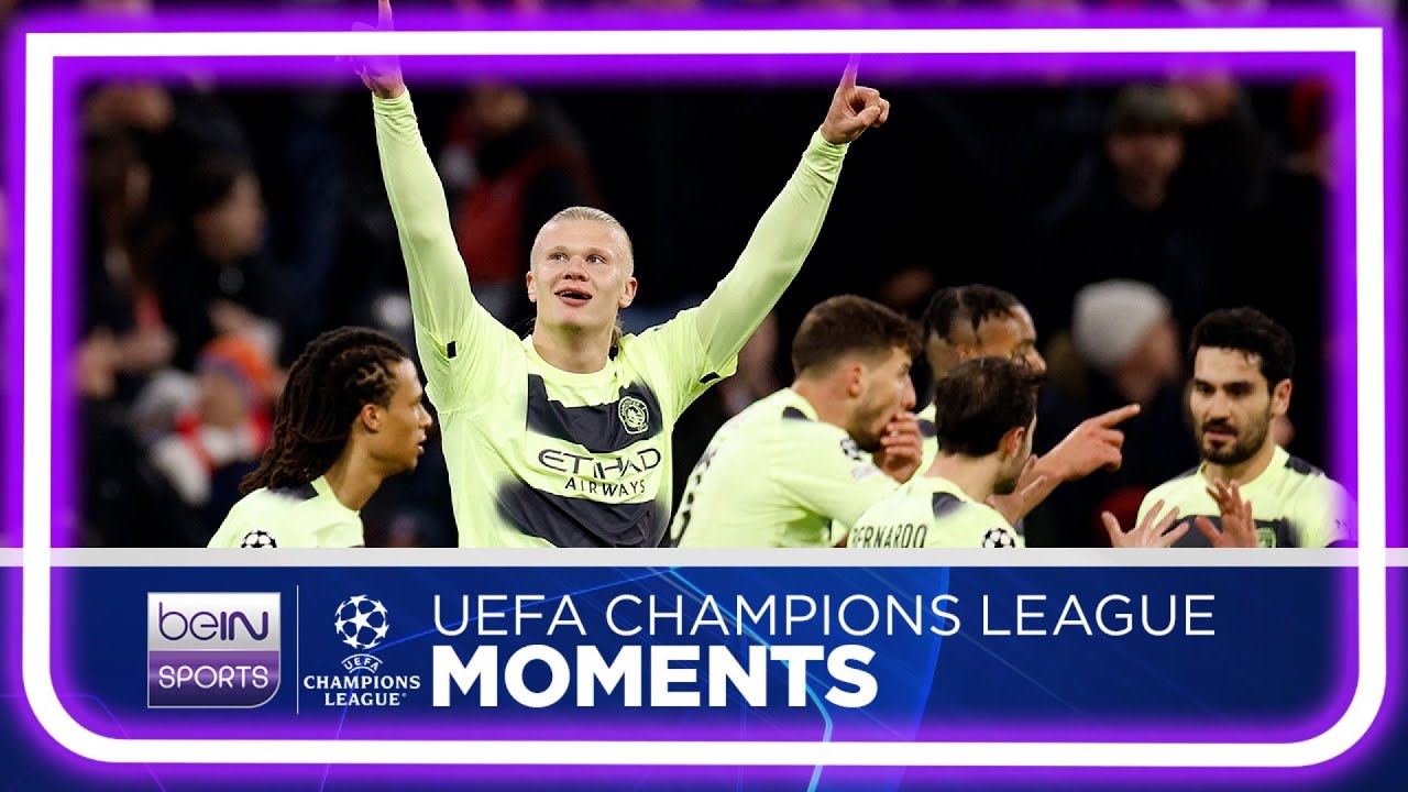 Haaland skies penalty, but makes amends with goal vs Bayern UCL 22/23 Moments YouTube