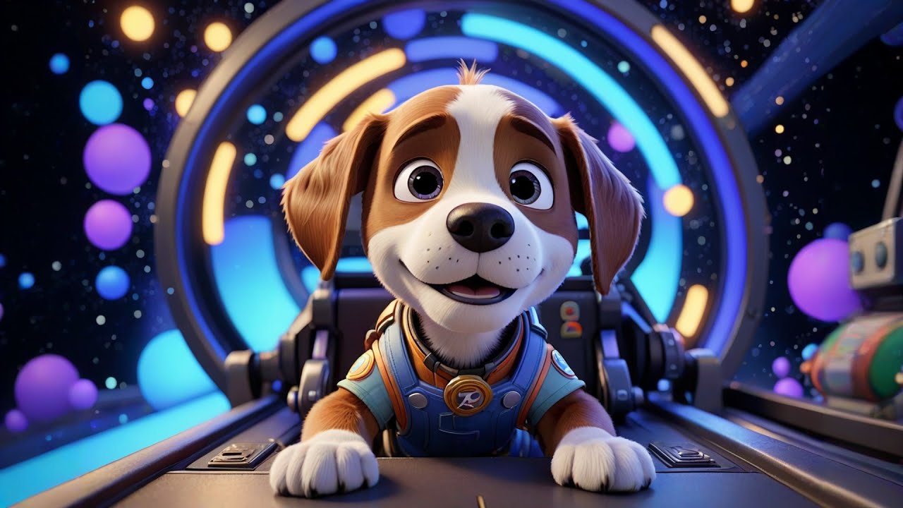 Three Space Puppies Fly Rocket High | Counting & Space Adventure | Rhymes and Early Learning Fun