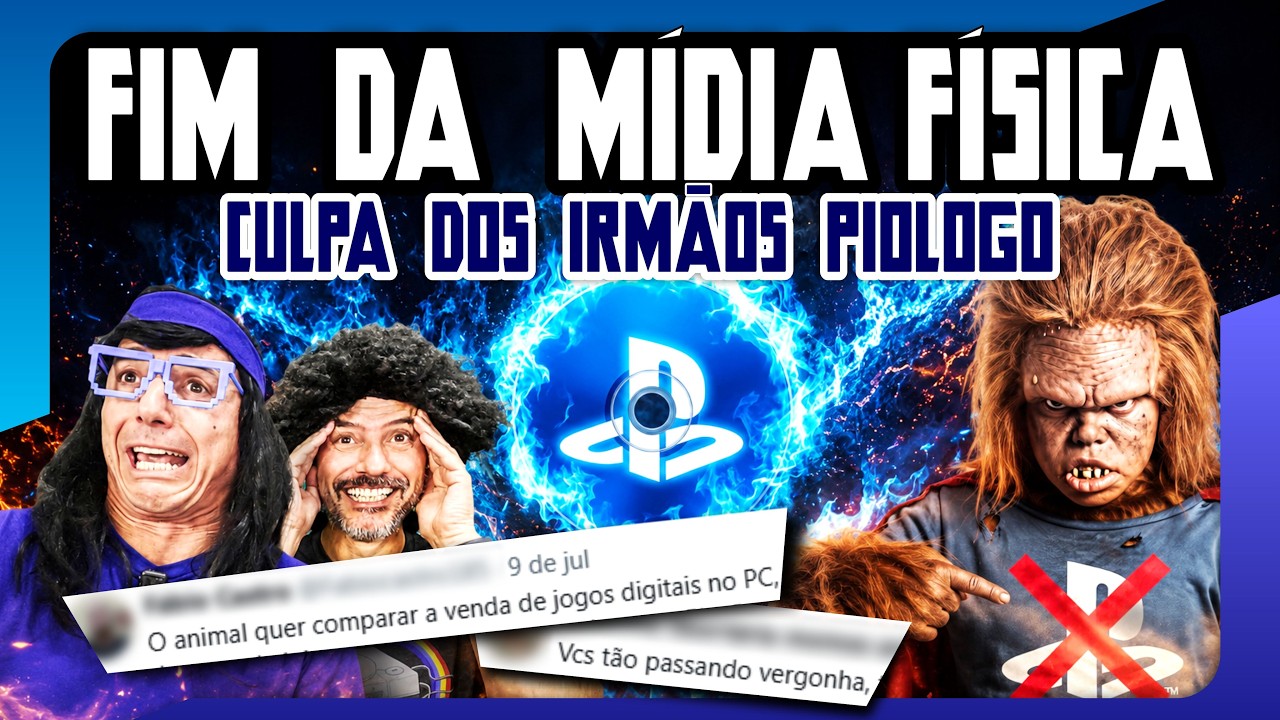 A CULPA É NOSSA! 🔥 FIM DA MÍDIA FÍSICA É REALIDADE E VOCÊS ESTÃO VIVENDO NO PASSADO! #playstation