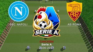 SSC Napoli vs AS Roma | Serie A - Matchday 8 | Chicken Prediction