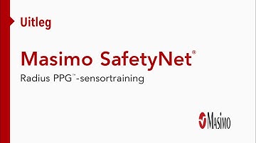 Uitleg: Masimo SafetyNet, Radius PPG-sensortraining