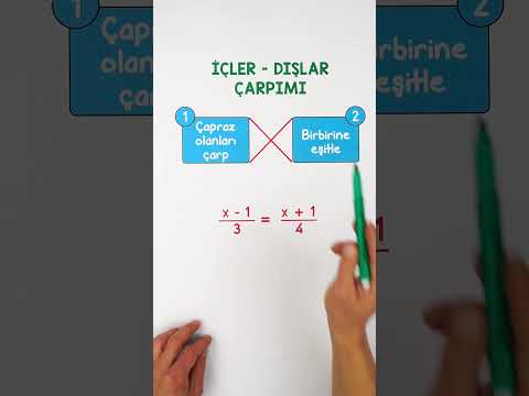 2 Dakikada Bir Bilinmeyenli Denklemler Konusunu Öğreniyoruz! 👉🏻