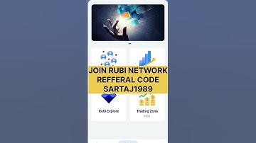 Rubi Network referral code #rubinetwork #join #refferalcode #rubinetwork