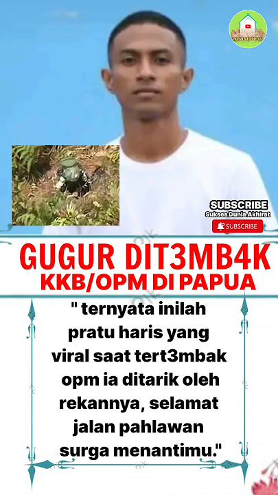 Download lagu GUGUR LAGI DIT3MB4K KKB PAPUA #ayah #ibu #suami #istri #papua #tni #tniad