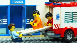 Lego City Emergency Ambulance Robbery Prison Break Fail