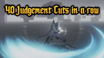 40 judgement cuts in a row