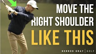 How The Right Shoulder Works in The Golf Swing | The Correct Movement screenshot 5