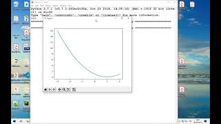 Python Simple curve in Numpy and Matplotlib