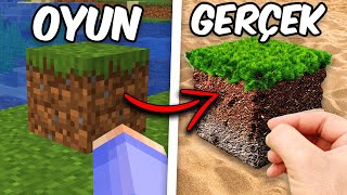 Minecraft'daki İtemlerini Gerçek Hayattaki Halleri ile DEĞİŞTİRDİM