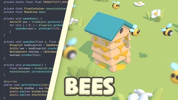 Programming Bees for my Farming Game!