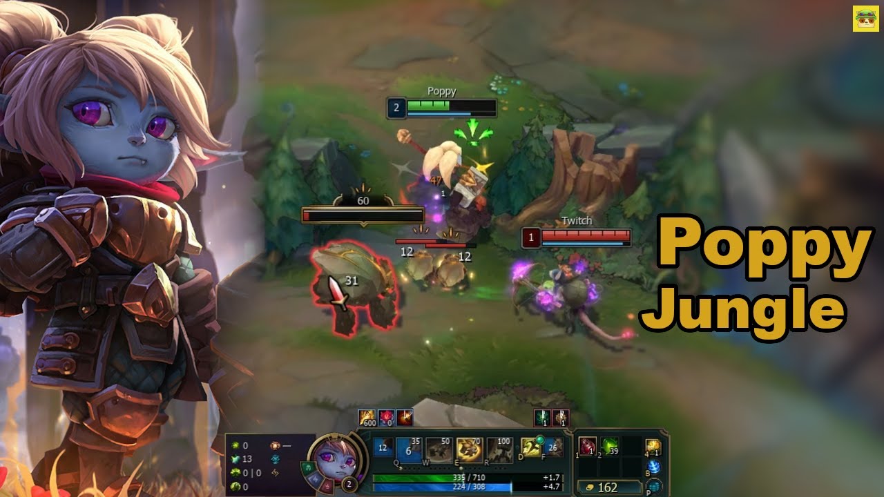 How to play Poppy jungle | Poppy jungle build tank - YouTube