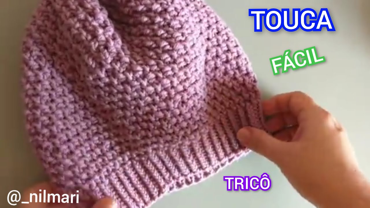 TOUCA FÁCIL EM TRICÔ 👉 RECEITA RECUPERADA - YouTube
