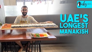 UAE's Longest Manakish - 1 Meter Long! At Beyrock, Dubai | I Love My Dubai S2 E17 | Curly Tales UAE