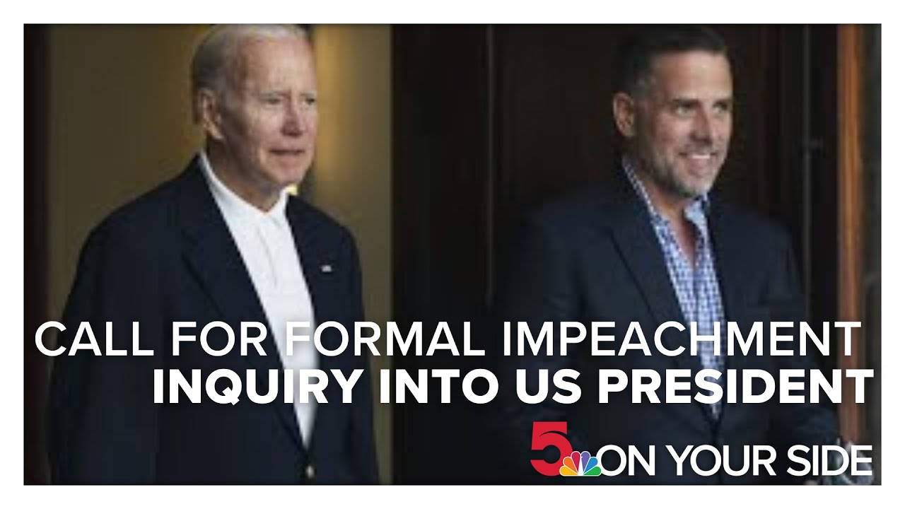 House speaker calls for formal impeachment inquiry into President Biden ...