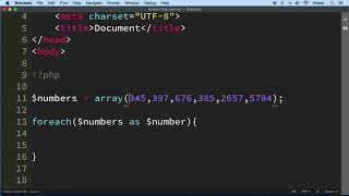019 Foreach Loop in PHP