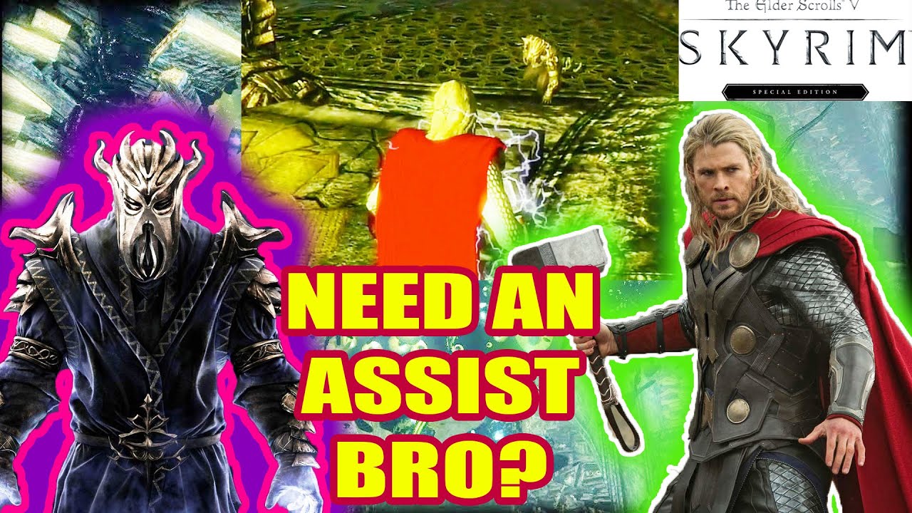 Skyrim - Thor Saves Miraak! (Mods)