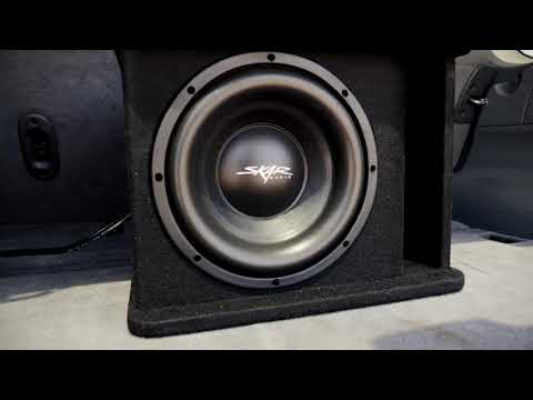 Skar Audio SDR-1X10D2 Single 10-inch Loaded Subwoofer Enclosure Demo!!