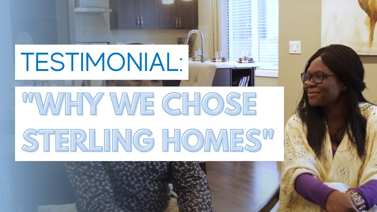 Sterling Homes Edmonton Testimonial YouTube