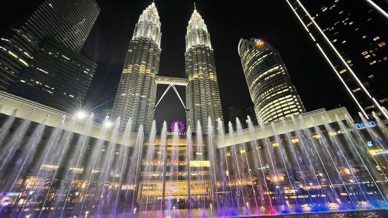Kuala Lumpur KLCC Night Time YouTube
