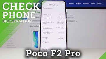 Check Xiaomi Pocophone F2 Pro Specification - Enter Device Info