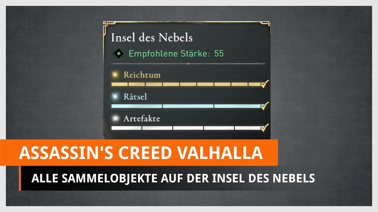 Menhire Rätsel Valhalla Insel Des Nebels Assassin's Creed Valhalla: Insel des Nebels - Fundorte aller Reichtümer