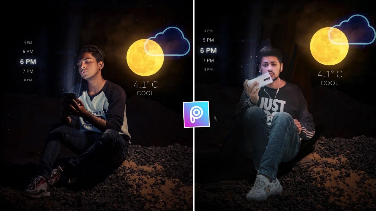 Pranav PG New Glowing Weather Effect Concept | Photo Editing | PicsArt Photo Editing 2021