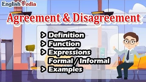 Agreement And Disagreement | Kelas 9 | Definition - Function - Expressions
