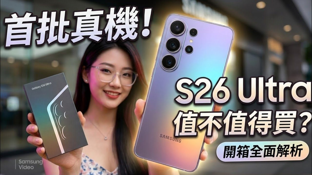 三星 S26 Ultra 線下開箱｜首批真機上手！值不值得買？全面體驗解析