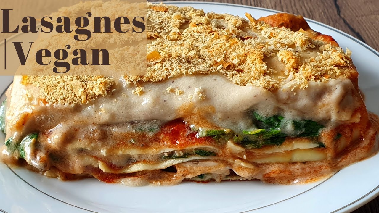Lasagnes épinards et champignons | Vegan