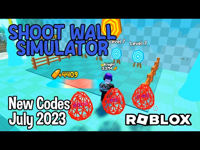 Roblox Shoot Wall Simulator Codes (July 2023) in 2023