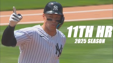 Aaron Judge Goes 2 for 4 with 11th Home Run of the Season vs Rays