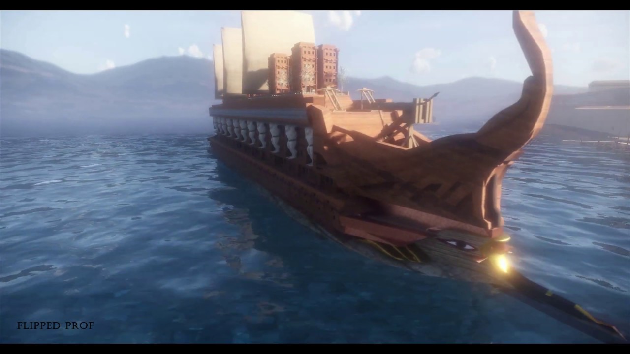 Syracusia il colosso marino di Archimede - flipped classroom ricostruzione 3d