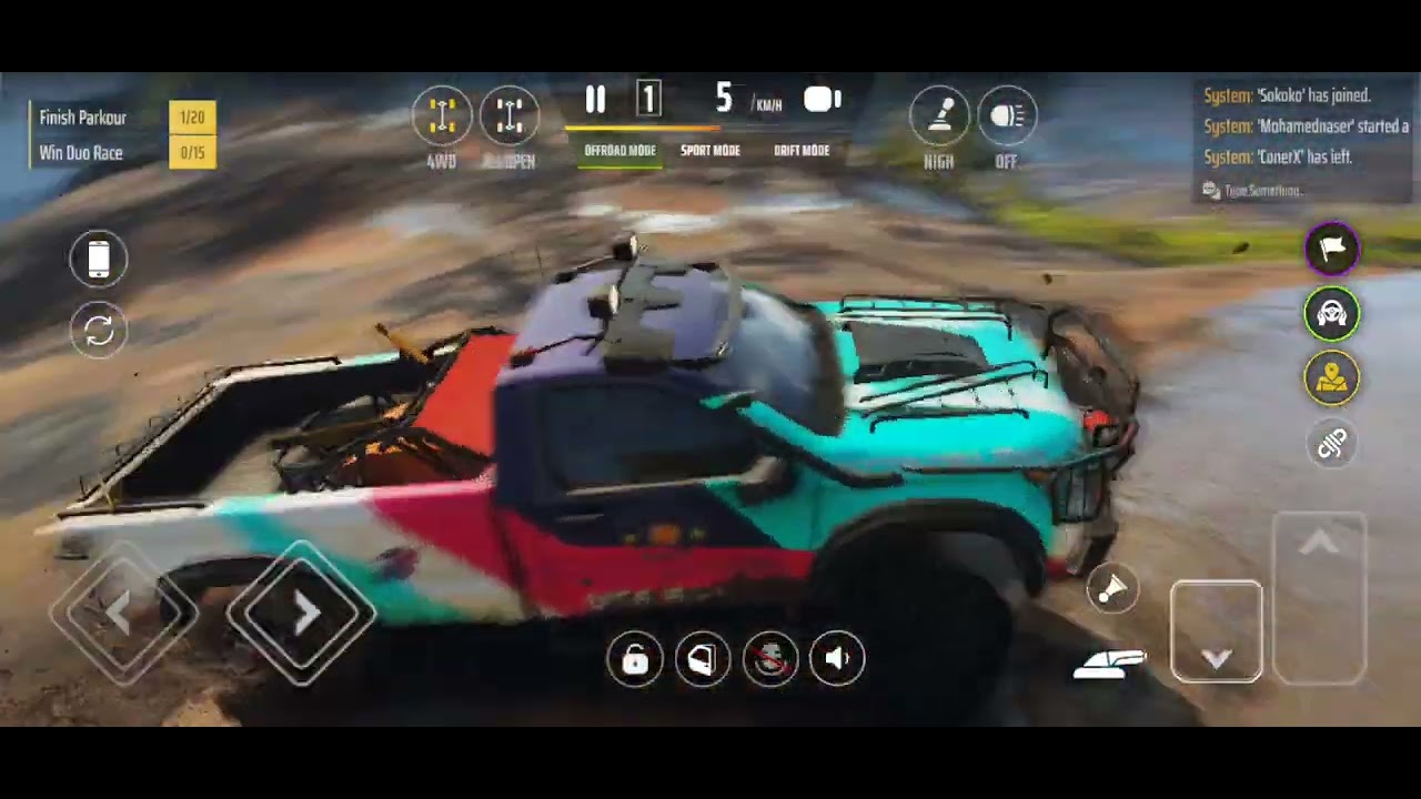 Offroad League online game play
