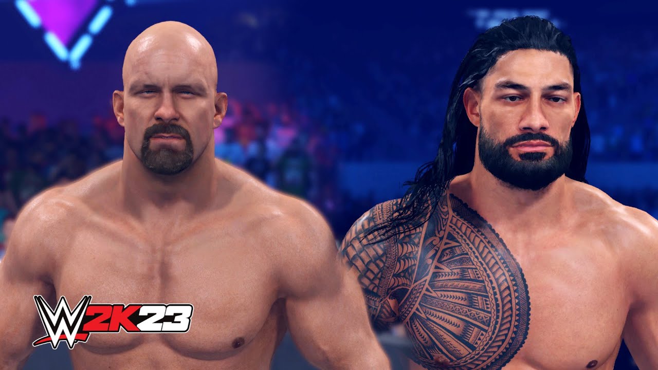 WWE 2K23 - Stone Cold Vs Roman Reigns FULL GAMEPLAY (PS5)