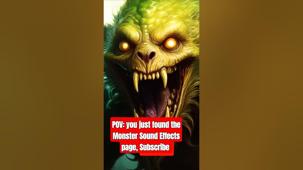 Screaming Scary Monster Sounds! #monster #scream #scary Screaming Scary Monster Sounds! #monster #scream #scary