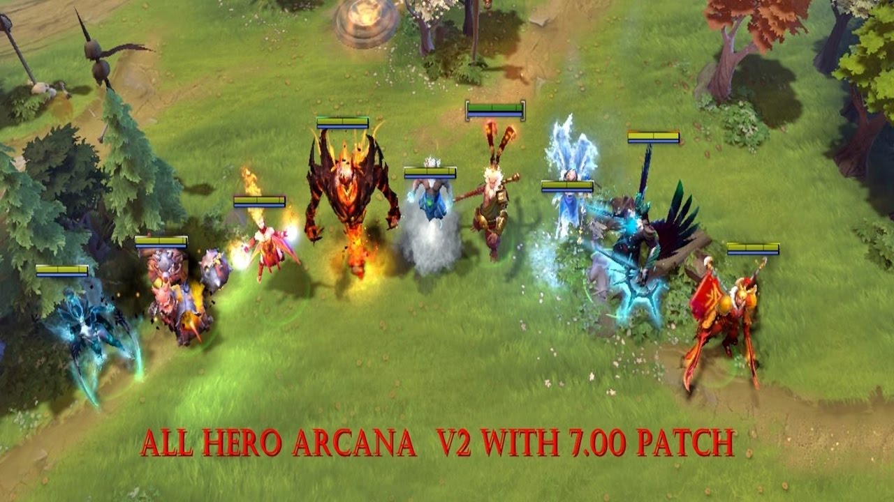 Dota 2 All Hero(jug+io) Arcana -(MOD Pack) 7.07d Updated 